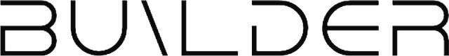 builder wordmark black