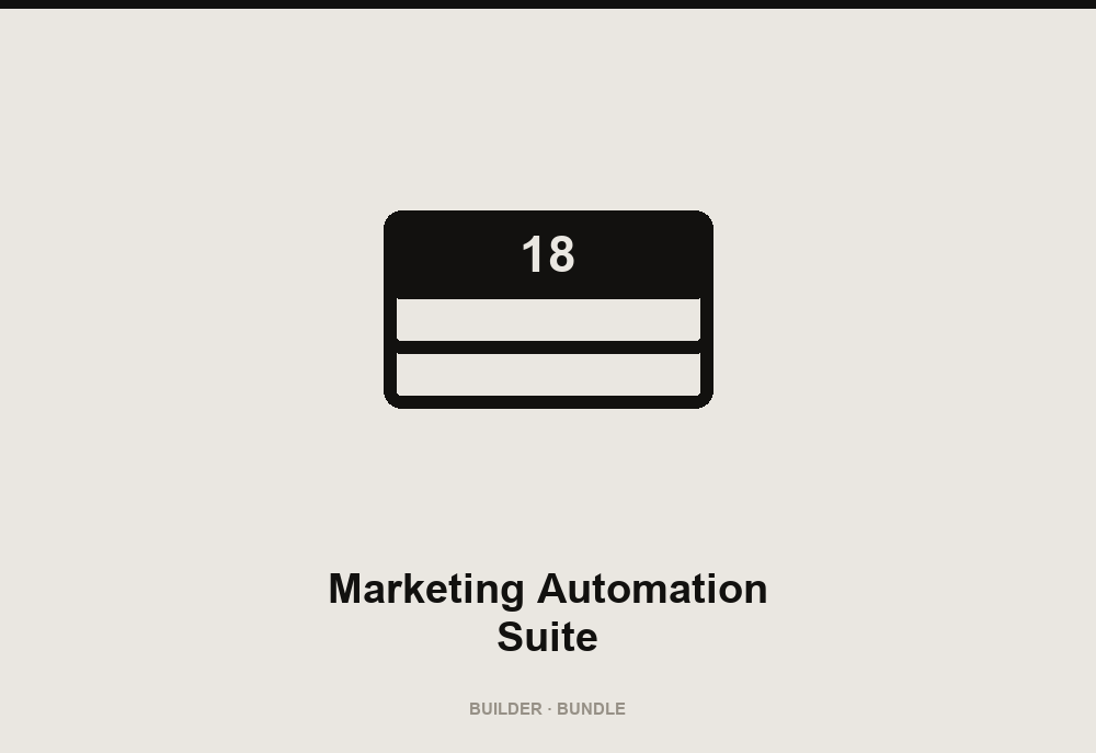 Marketing Automation Suite