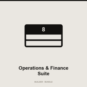 Operations & Finance Suite
