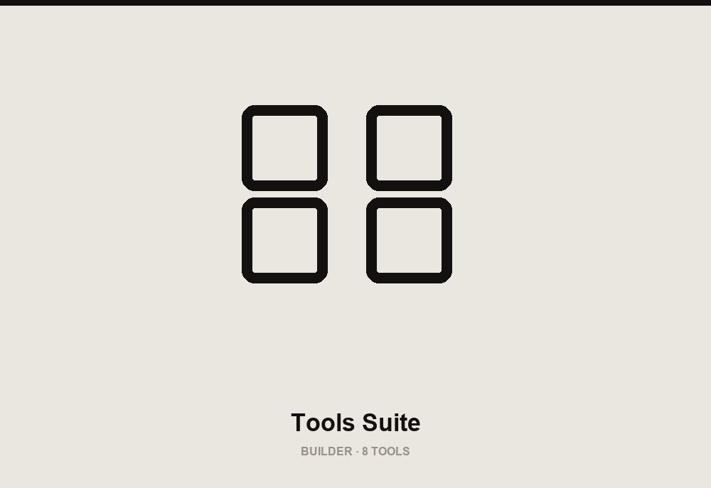 Tools Suite, 8 Offline Tools