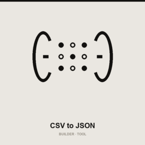 CSV to JSON Converter