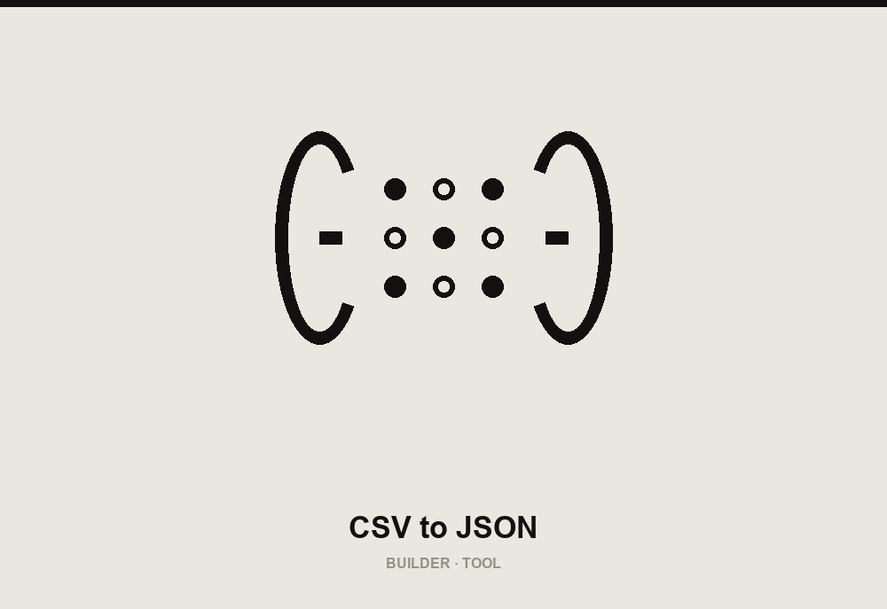 CSV to JSON Converter