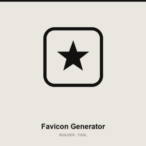 Favicon & Icon Generator