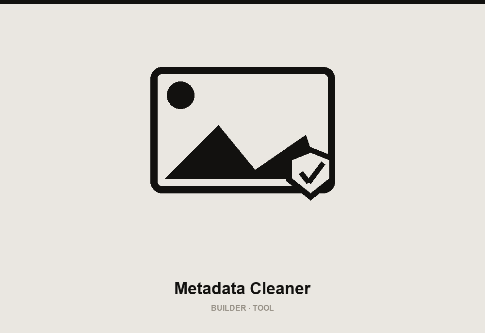Metadata Cleaner
