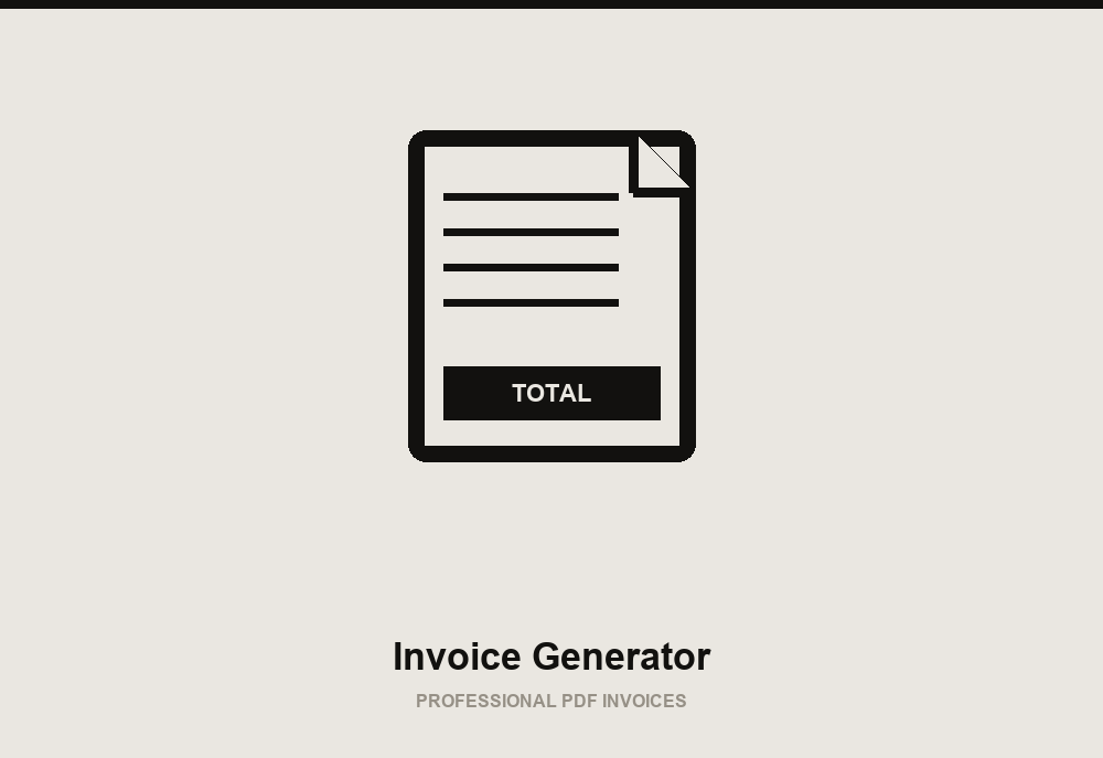 Invoice Generator