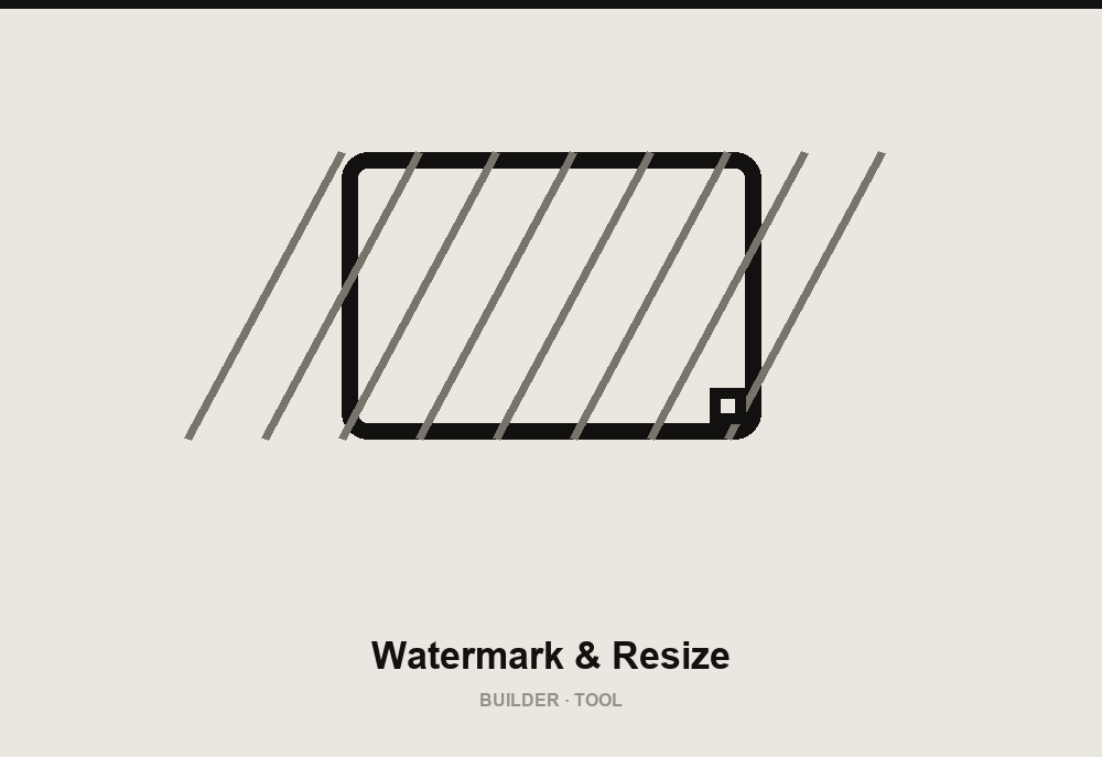 Watermark & Bulk Resize